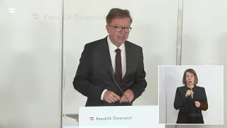 Pressekonferenz nach der konstituierenden Sitzung des neuen Obersten Sanitätsrats