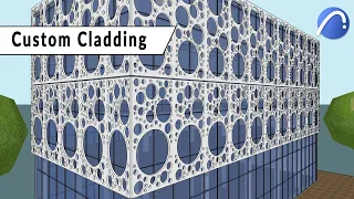 Facade design in archicad.