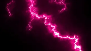 Pink Lightning 4K Long Screensaver || Wallpaper || Background Video Thunderstorm Effect for Edits