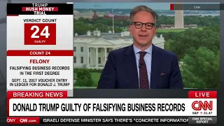CNN Donald Trump hush money trial verdict report