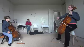 Cello Lesson on Breval Sonata 1st mov