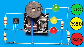 New 12V Battery Charger Circuit! No Setting, Battery Status Indicator, Full Charge Audible Warning