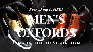 Men's Oxford Shoes / Oxford Shoes #13 / Оксфорды Мужские