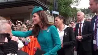 Meeting the Duchess of Cambridge in Dunedin, NZ :)