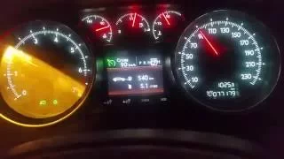 Peugeot 508. Мгновенный расход на скорости 90 км/ч. instantaneous fuel consumption