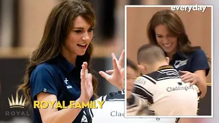Cheeky boy caught on camera tickling Princess Kate during wheelchair rugby