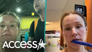 Kristen Bell, Dax Shepard & Kids Get Stranded At Airport After 9-Hour Delay