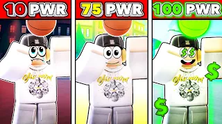 Every Shot INCREASES My Power In ROBLOX BASKETBALL!
