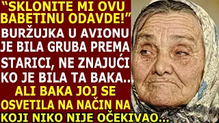 "SKLONITE MI OVU BABU!",BURŽUJKA SE ŽALILA NA NjU,ALI KAD JE PILOT DOŠAO,REKAO JE BURŽUJKI DA IZAĐE.