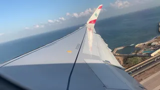 Middle East Airlines Airbus A321neo takke off from Beirut