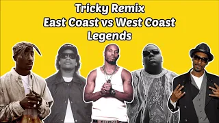 East Coast vs West Coast Legends (Feat. 2Pac & More!) | Tricky Remix