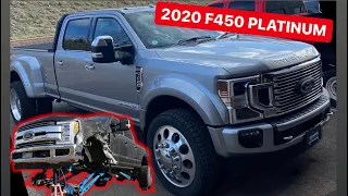 2020 FORD F450 gets hidden Train Horns, and starting to rebuild a WRECKED show truck!