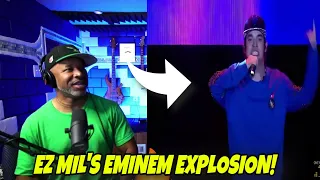 🔥Producer REACTS to EZ Mil's FIRE Cover of 'Lose Yourself' by Eminem | 1MX Dubai 2021 🎤
