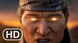 Fire God Liu Kang Destroys Everyone Scene (2023) - Mortal Kombat 1 & MK11