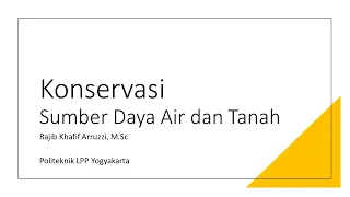 Konservasi Tanah dan Air #4