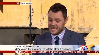 Discussing Brexit on BBC News 26/03/2019 | Ben Bradley MP