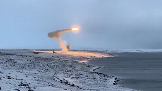 Архангельская область: пуск крылатой ракеты