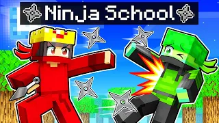 Going To NINJA SCHOOL In Minecraft!