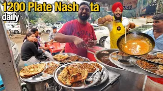 40:  Rs DILKHUSH NASHTA Indian Street Food | Amritsari Chole Kulche, Malai Paneer Bhurji, Dal handi