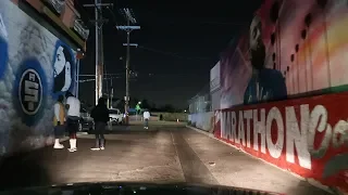 SOUTH CENTRAL LOS ANGELES AT NIGHT