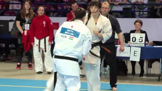 European Karate Championship Warsaw - Müller Anita vs Diana Pachulska