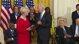 Biden presents Medal of Freedom to John McCain