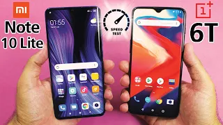 Xiaomi Mi Note 10 Lite vs OnePlus 6T Speed Test!