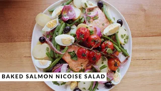 Baked Salmon Nicoise Salad by Khanh Ong