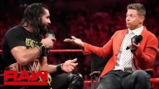 The Miz grills Seth Rollins on “Miz TV”: Raw, June 3, 2019