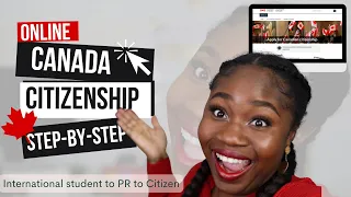 How to apply for Canadian citizenship ONLINE 🇨🇦 | (step by step) | International student to Citizen