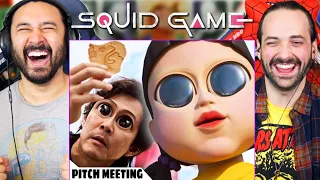 SQUID GAME PITCH MEETING REACTION!! (Netflix | Ryan George | 오징어 게임)