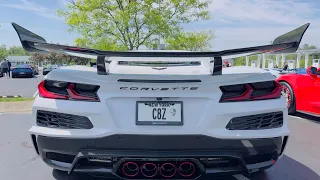 First LOOK at the 2025 C8 ZR1 HIGH WING on a Z06!