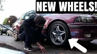 Working on the E36 | Fitting New Wheels!