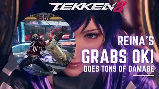 Tekken 8 | Reina's Grabs OKIZEME are Devastating