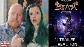 Beast Official Trailer Reaction (Thalapathy Vijay, Pooja Hegde, 2022) - British Couple Reacts!