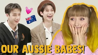 SO CUTE! 'Korean Kids Meet Australians For The First Time with chan + felix (stray kids)' REACTION!