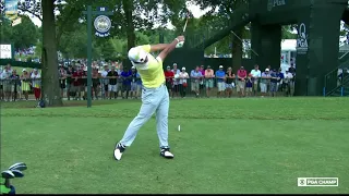 Hideki Matsuyama's Golf Swing Secret Move Super Slow Motion FO 2017 PGA Championship