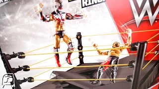 WWE NXT BREAKABLE Ring Mattel Toy Playset Unboxing, Construction & Review!!