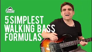 The 5 Simplest Walking Bass Formulas - Exactly Where to Start