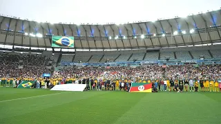 Ex-jogadores e artistas jogam amistoso em prol do Rio Grande do Sul | AFP