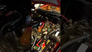 Engine running