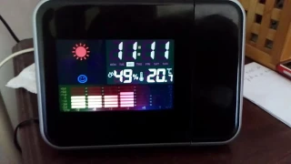 8190 Multifunction Projection Alarm Snooze Clock