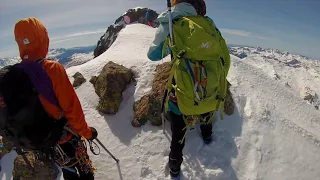 ASCENSION du Pic du midi d'Ossau en hiver, 2884m