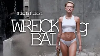 Migration Wrecking Ball Lukashenko as Miley Cyrus #DeepFake