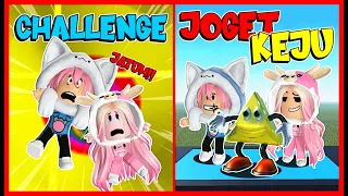 CHALLENGE KEJU JOGET !! OBBY TAPI JATUHIN BADAN (1-40 Stages) !! Feat @sapipurba THE DROPPER ROBLOX