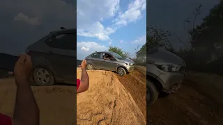 Tata Tigor off roading… dono bumper tut gye…. #youtubeshorts #viral #trending #tata #tatatigor