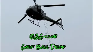 POV Golf Ball Drop from an AS350B3 Helicopter from Apex Helicopters