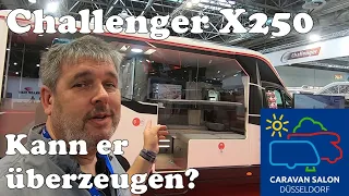 Schmal wie ein Kasten? Challenger X250 Open Edition - Caravan Salon Düsseldorf 2023