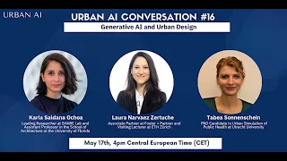 Urban AI Conversation #16 - Generative AI and Urban Design