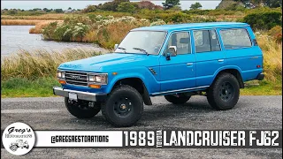 1989 Toyota Landcruiser FJ62 Restoration "SECOND CHANCE"